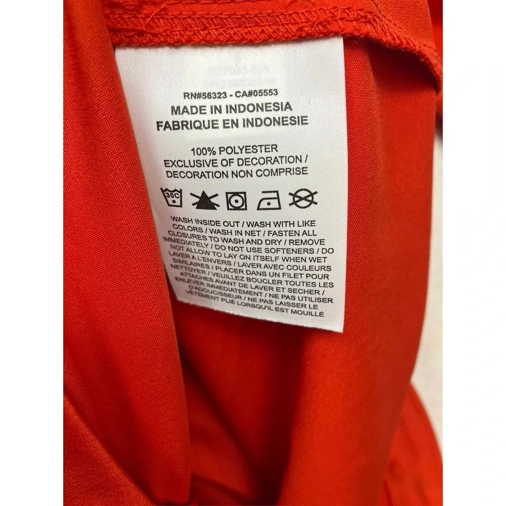 Jordan Jumpman‎ Zip Front Loose Fit Orange Track Jacket Size S
